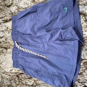 Southern Marsh Lavender-Blue Athletic Drawstring Shorts